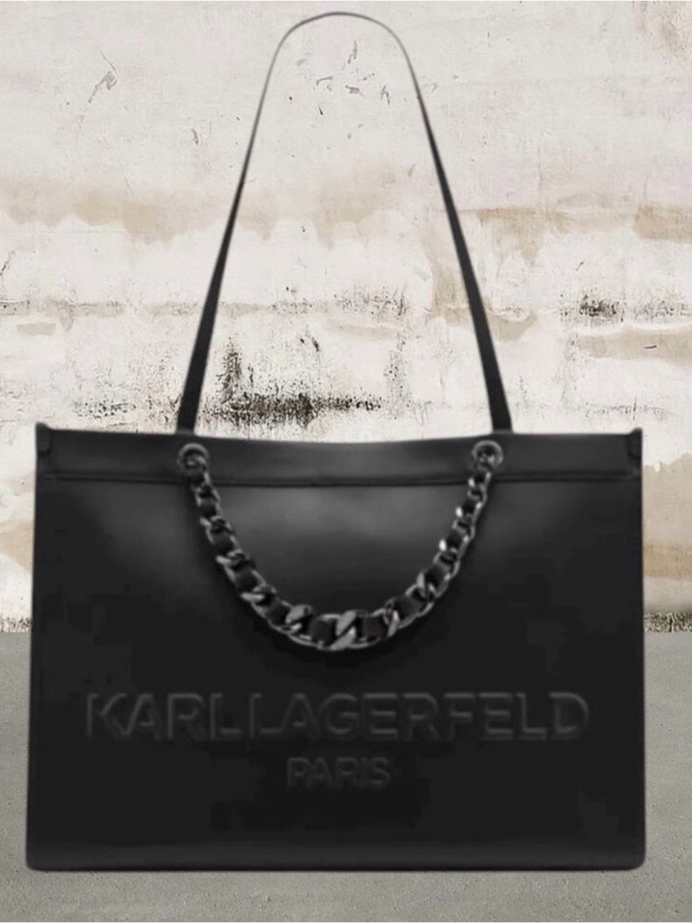 Karl Lagerfeld Savoie Large Leather Tote like New